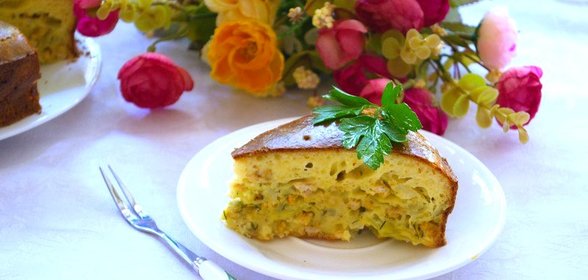 Капустный пирог с мясом