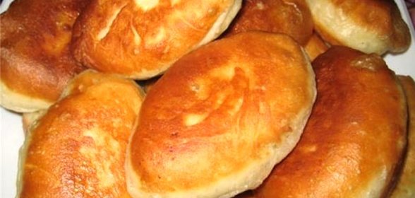 Пирожки на кефире с мясом