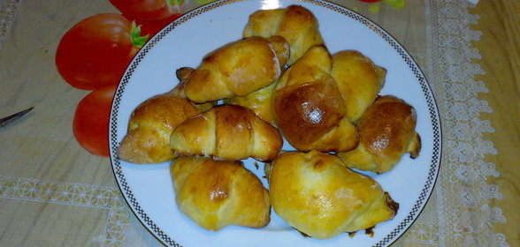Рогалики с шоколадом
