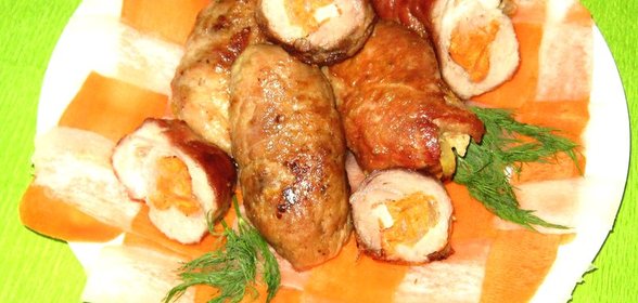 Свиные мини-рулеты