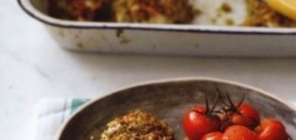 Куриное филе, запеченное под хрустящей сырной корочкой