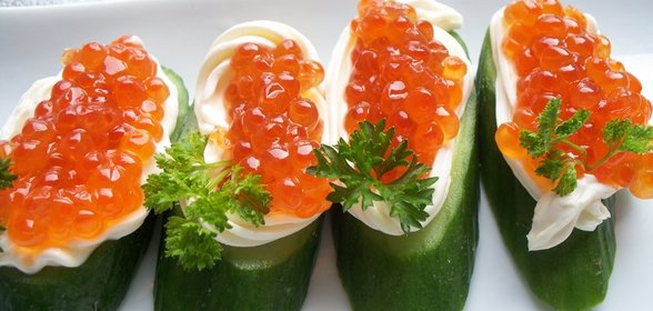 Закуска с икрой - Вариант!!!