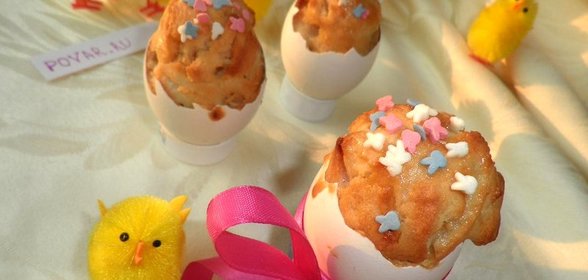Детские пасхальные кексики