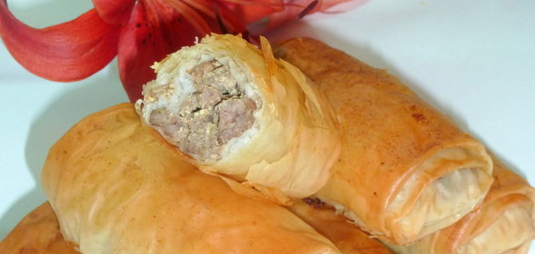 БРИВАТ, марокканские мясные сигары ( почти )