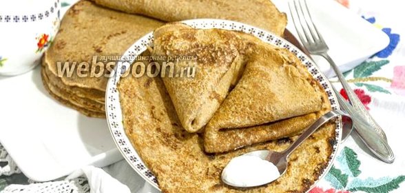 Блины с кориандром