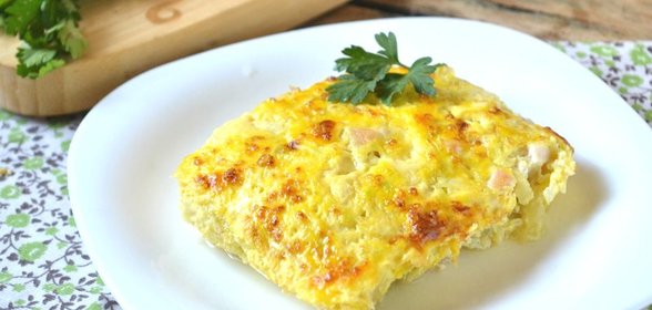 Кабачки с курицей в духовке