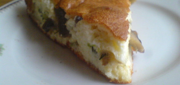 Пирог с грибами