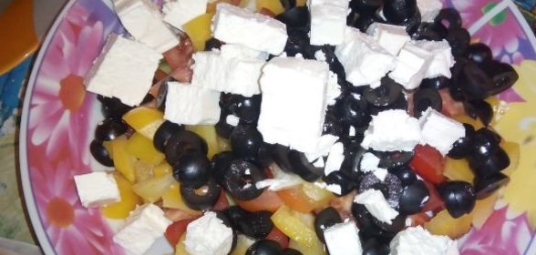 Закуска из капусты и граната