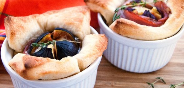 Тарталетки с инжиром и грудинкой. Тест-драйв с Окраиной