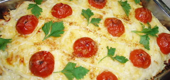 запеканка с курицей и творогом