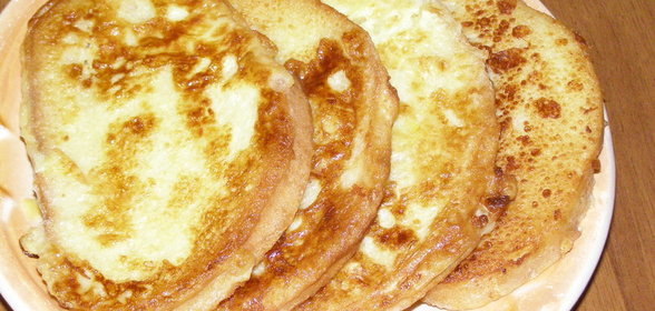 Сладкие гренки на сухом молоке)))(вариант)