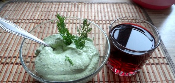 Творожная паста с зеленью