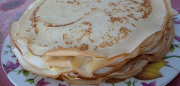 Блины сладкие на молоке