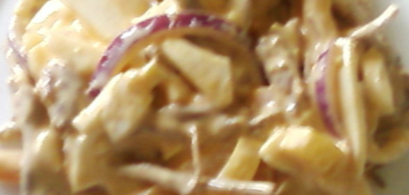 СалатМясной с лечо