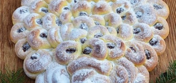 Сладкая рождественская бриошь ( Dolce Albero Natale)