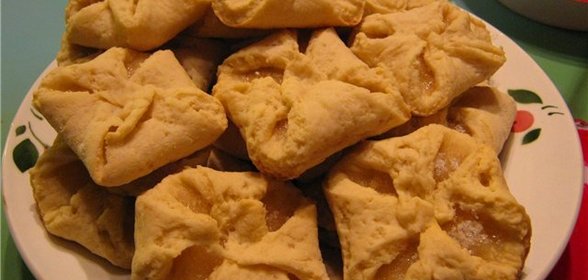 Печенье КОНВЕРТИКИ с ореховой начинкой