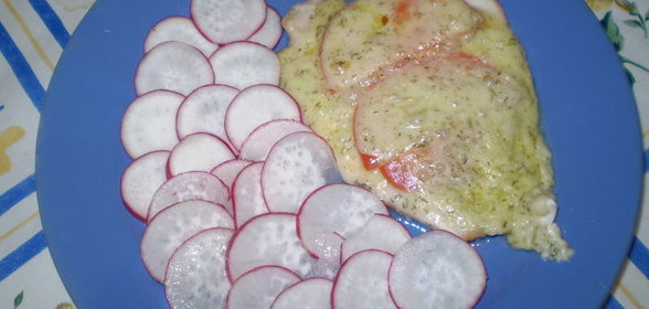 Филе грудки куриной под сыром