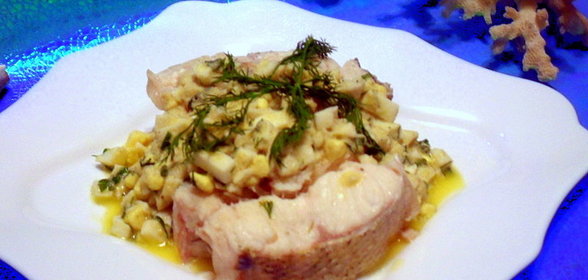 Судак под польским соусом