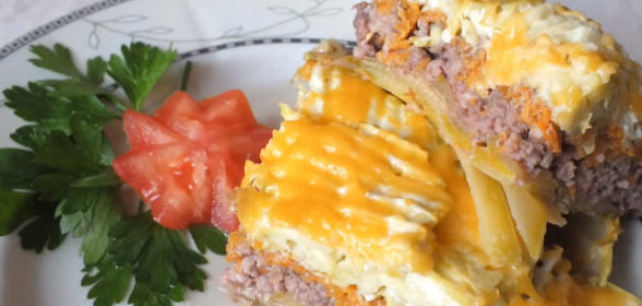 Кабачки, запеченные с фаршем в духовке