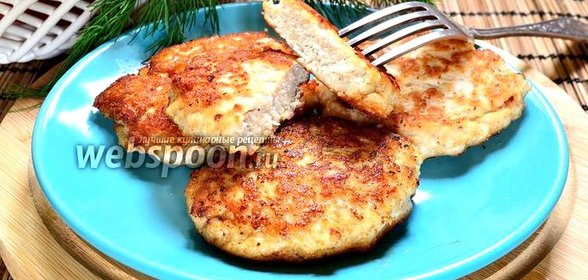 Котлеты куриные сливочные