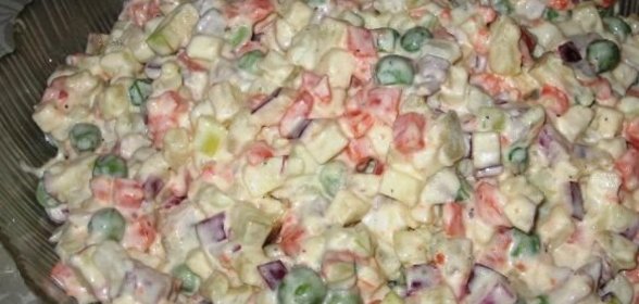 Семга с таглиателли