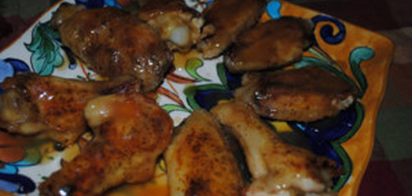 Pineapple-Glazed Chicken Wings/Куриные крылышки в ананасовой глазировке