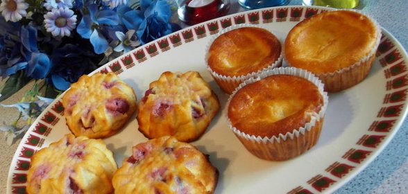 mini-cheesecake или творожные мини-кексы