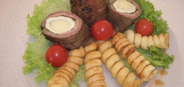 МЯСНЫЕ РУЛЕТЫ с пикантной начинкой