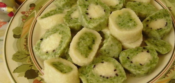 Омлет с яблоками