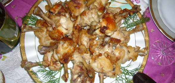 Куриные крылья Папильот