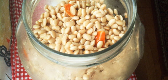 Бараний шулюм с калиновым соусом