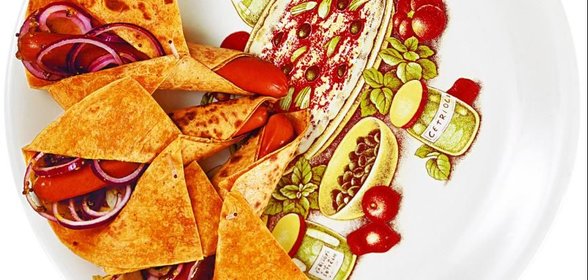 Хот-дог с красным луком, как его готовят в Аризоне