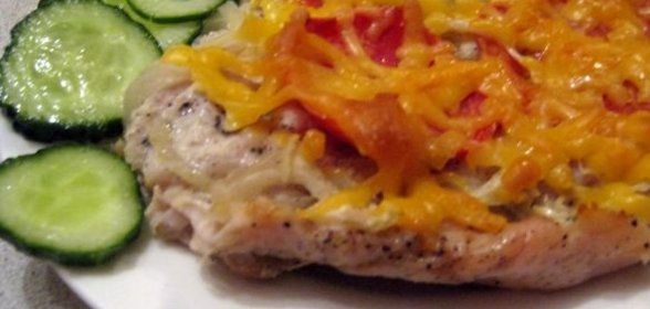 Куриное филе под сырной шубой