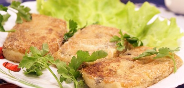 Картофельные котлеты с грибами