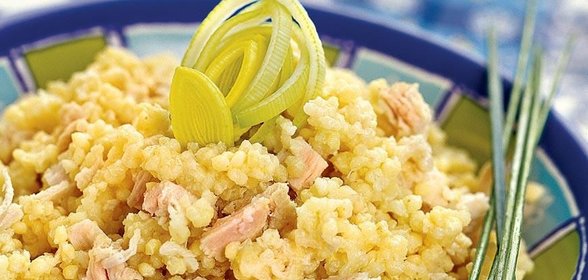 Пшенная каша на курином бульоне