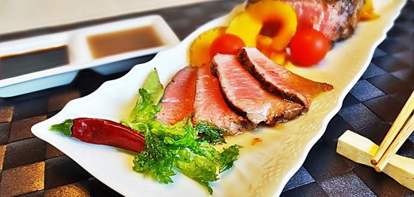 Жареная телятина с соевым соусом