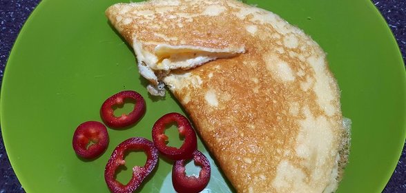 Омлет с брынзой по Болгарски