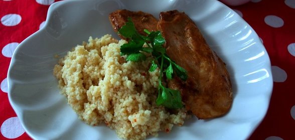 Гарнир диетический с курицей