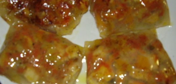 РИСОВЫЕ БЛИНЧИКИ С КУРОЧКОЙ