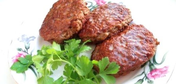 Котлеты из печени говяжьей
