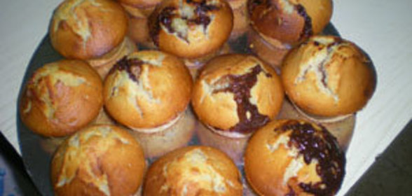 маффины со сгущенкой и бананами