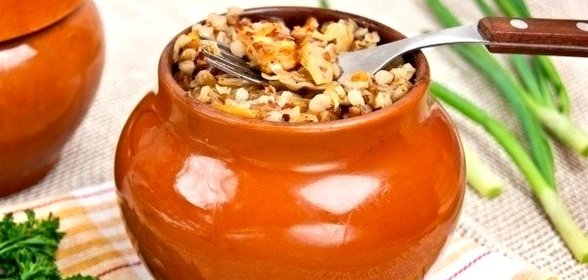 Гречка в горшочках