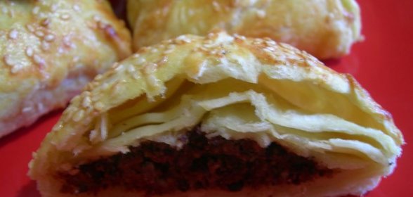 Пирожки слоеные с ливером