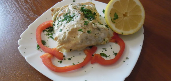 горбуша в лаваше