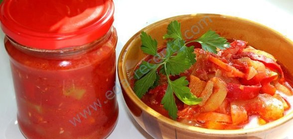 Лечо из кабачков