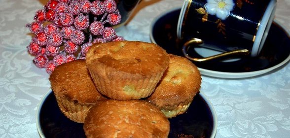 Маффины с ананасом