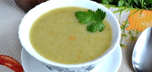 Суп-пюре из брокколи и цветной капусты