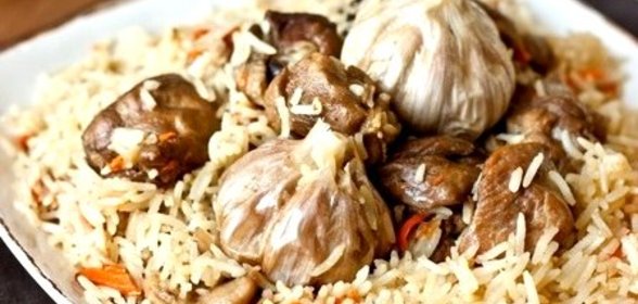 Плов с уткой в казане