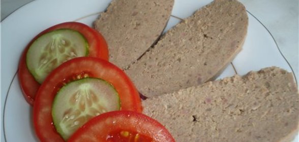 Паштет домашний из куриных потрошков