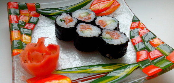 Роллы классические с лососем Маки вкусняки